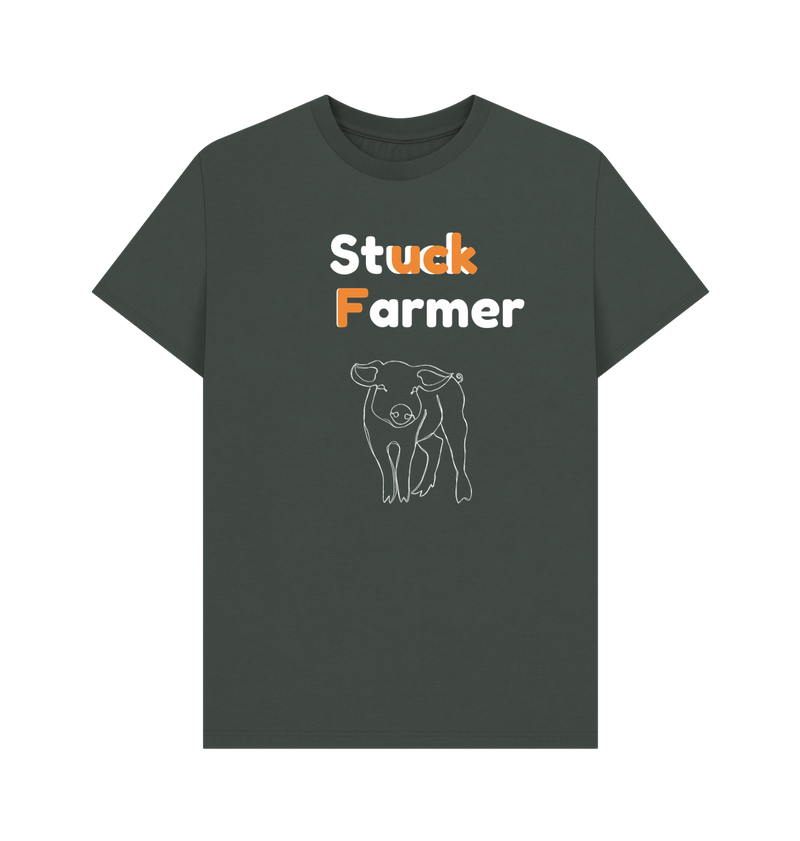 Stuck Farmer Men's Organic Cotton T-shirt