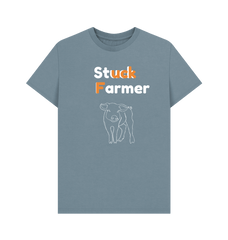 Stuck Farmer Men's Organic Cotton T-shirt