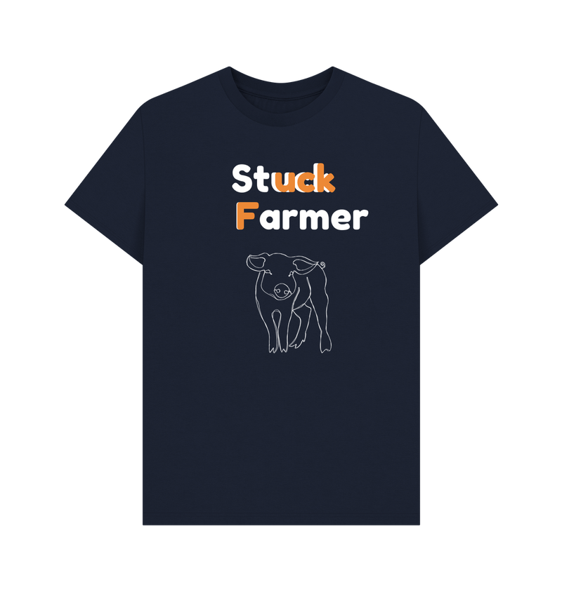 Stuck Farmer Men's Organic Cotton T-shirt