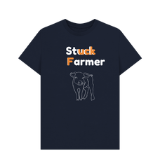 Stuck Farmer Men's Organic Cotton T-shirt