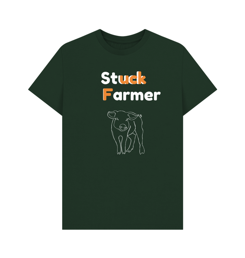 Stuck Farmer Men's Organic Cotton T-shirt