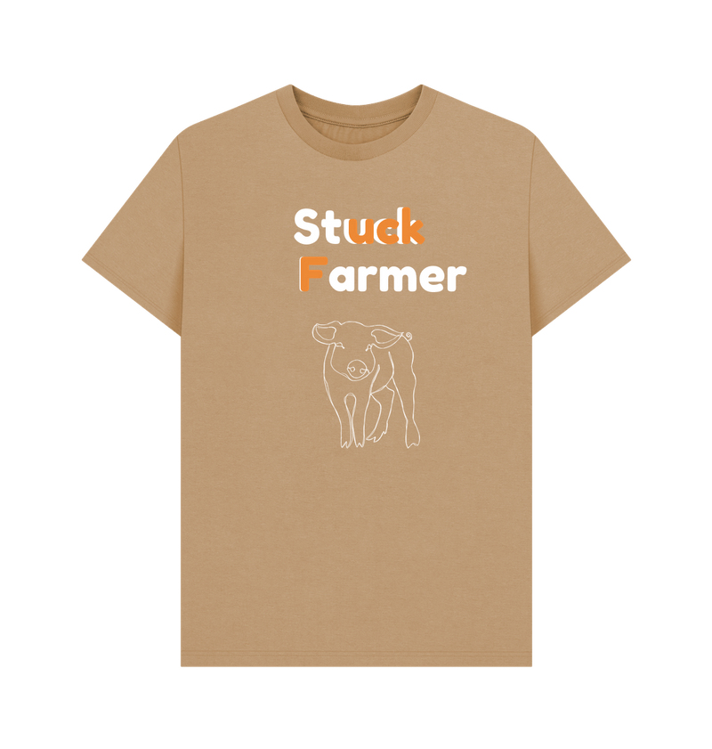 Stuck Farmer Men's Organic Cotton T-shirt