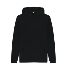 Black Pure and Simple Men's\/Unisex Organic Cotton Hoody