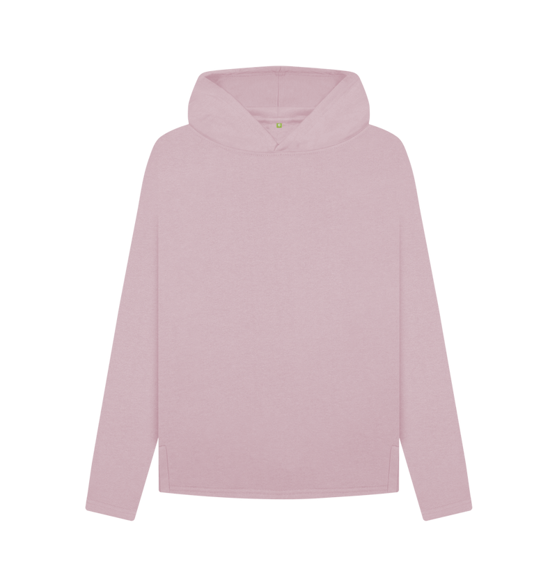 Mauve Pure and Simple Women's Relaxed Fit Organic Cotton Hoody