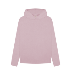 Mauve Pure and Simple Women's Relaxed Fit Organic Cotton Hoody