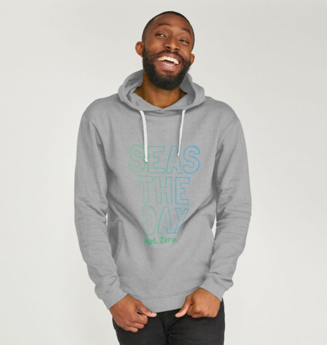 Black Seas the day Organic Cotton Hoody